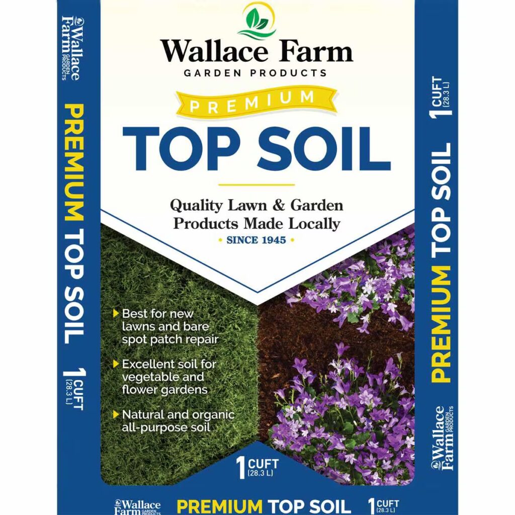 Premium topsoil produced at Wallace Farm