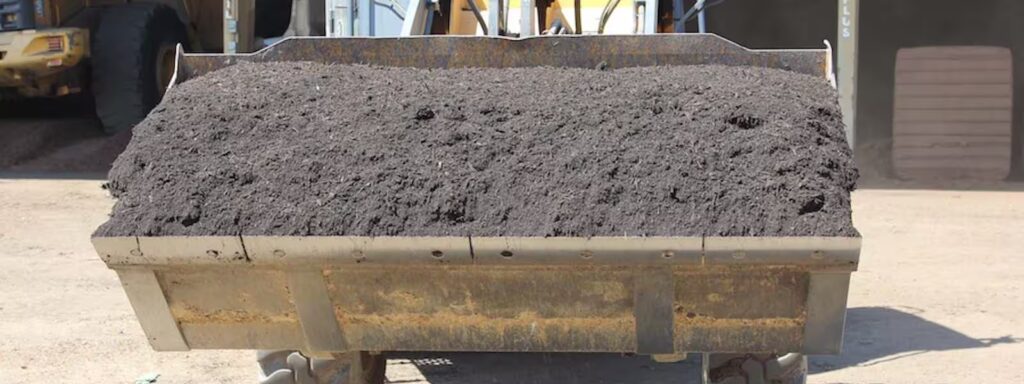 Wallace Farm loader preparing bulk delivery